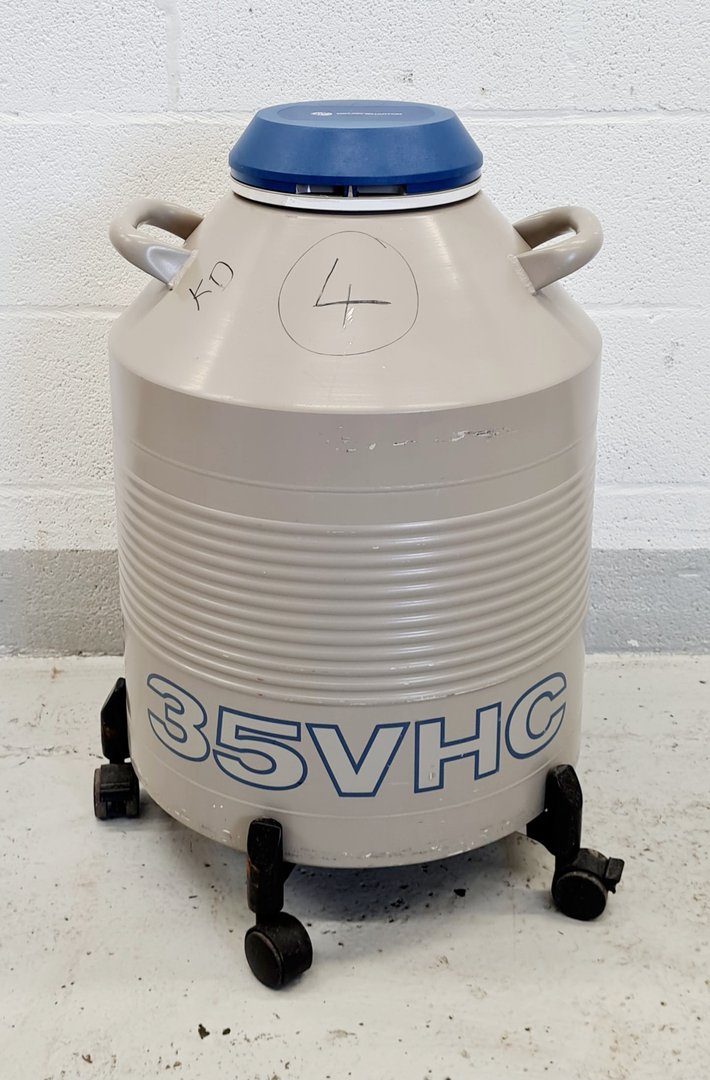 Image of Taylor Wharton Liquid Nitrogen Cryogenic Storage Dewar 35VHC (35L) Lab
