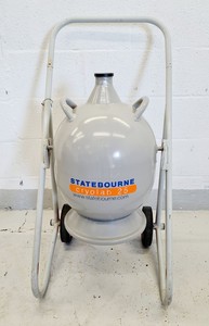 Thumbnail image of Statebourne Cryolab 25 Liquid Nitrogen Dispensing Dewar w/ Trolley