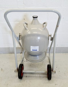 Thumbnail image of Statebourne Cryolab 25 Liquid Nitrogen Dispensing Dewar w/ Trolley