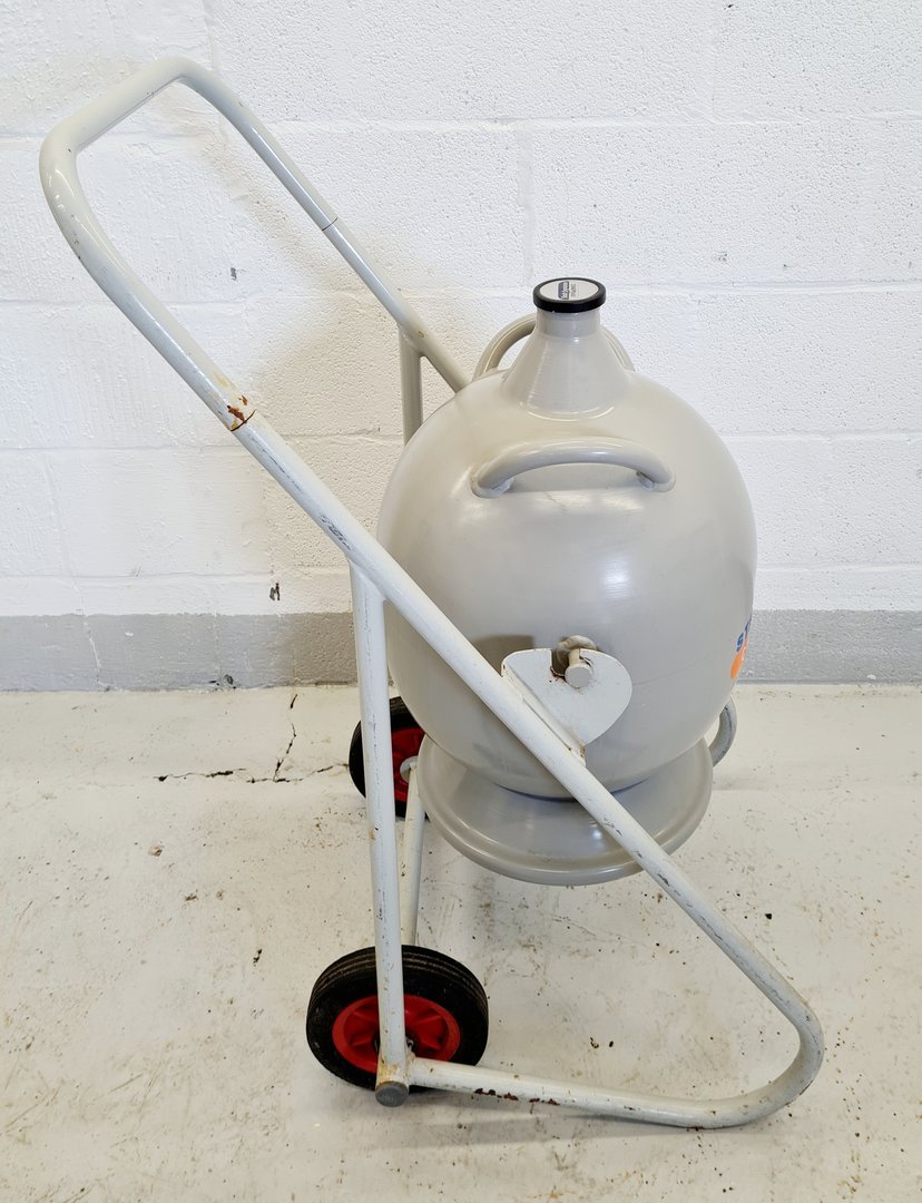 Image of Statebourne Cryolab 25 Liquid Nitrogen Dispensing Dewar w/ Trolley