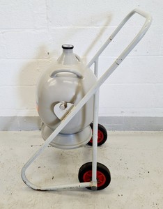 Thumbnail image of Statebourne Cryolab 25 Liquid Nitrogen Dispensing Dewar w/ Trolley
