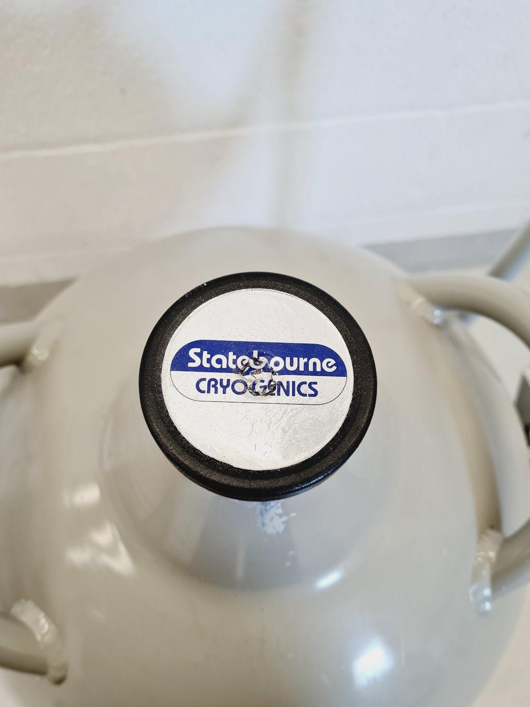Image of Statebourne Cryolab 25 Liquid Nitrogen Dispensing Dewar w/ Trolley