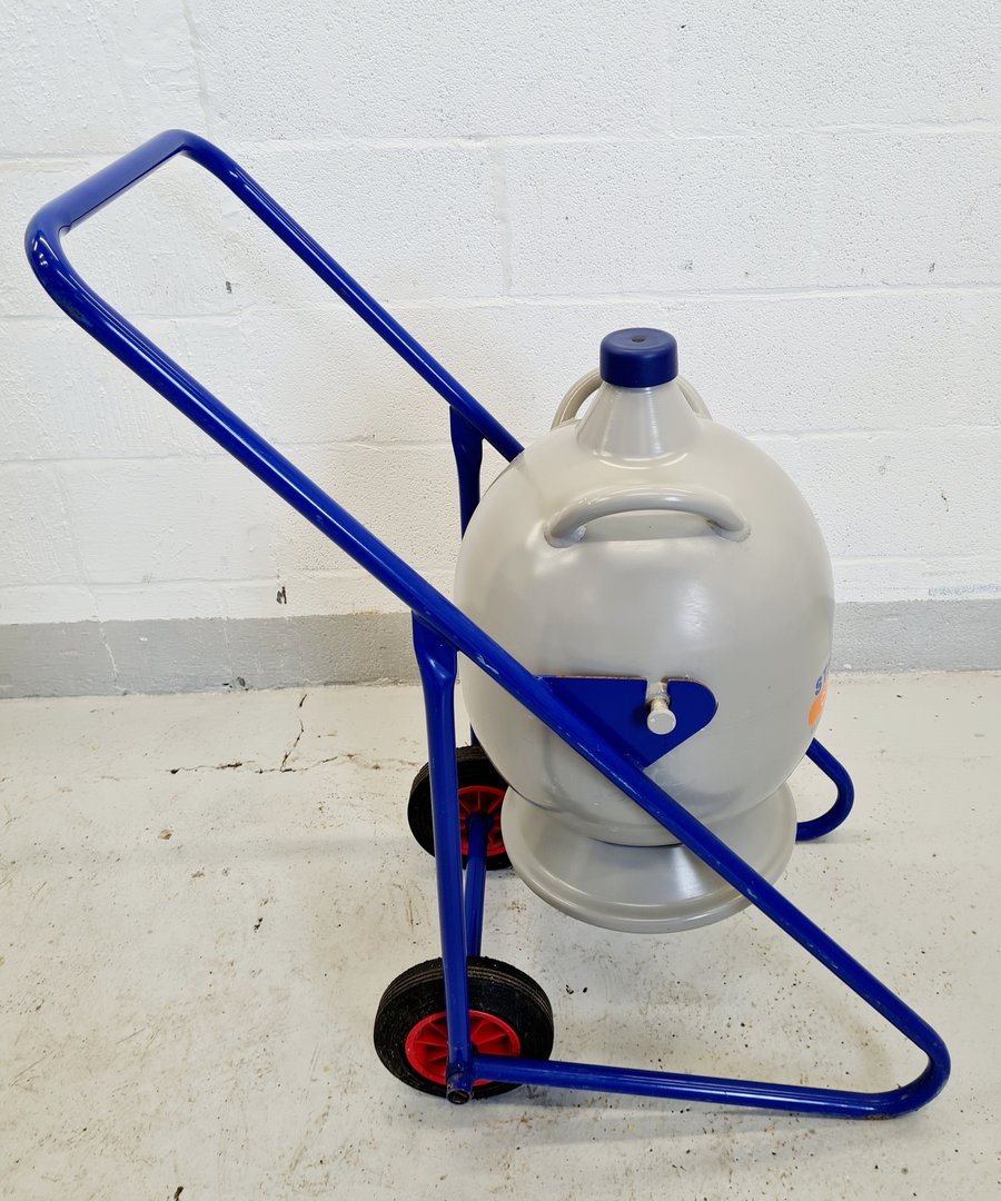 Image of Statebourne Cryolab 25 Liquid Nitrogen  Dewar w/ Trolley Lab
