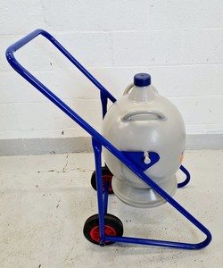 Thumbnail image of Statebourne Cryolab 25 Liquid Nitrogen  Dewar w/ Trolley Lab