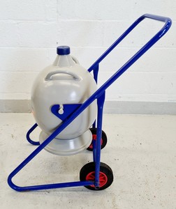 Thumbnail image of Statebourne Cryolab 25 Liquid Nitrogen  Dewar w/ Trolley Lab