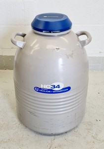 Thumbnail image of Taylor-Wharton HC34 Sample Storage Liquid Nitrogen Dewar Tank