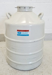 Thumbnail image of Union Carbide Liquid Nitrogen Refrigerator Sample Storage Dewar Tank