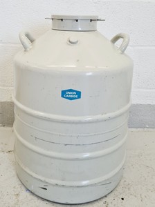 Thumbnail image of Union Carbide Liquid Nitrogen Refrigerator Sample Storage Dewar Tank