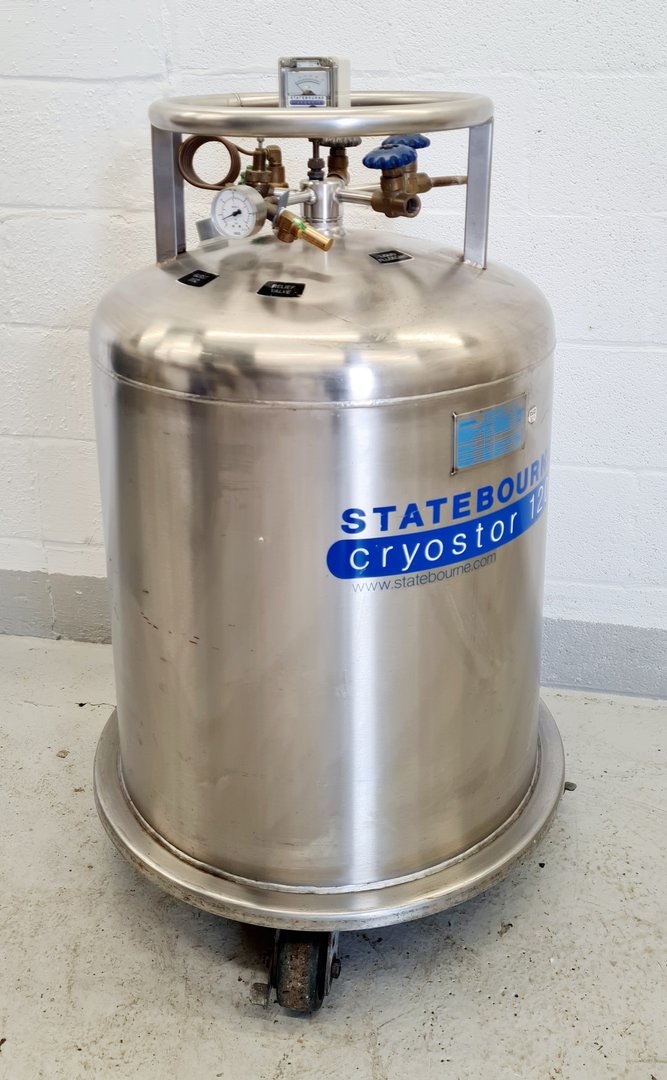 Image of Statebourne Cryostor 120 Liquid Nitrogen Pressure Storage Tank 120l Lab