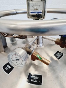 Thumbnail image of Statebourne Cryostor 120 Liquid Nitrogen Pressure Storage Tank 120l Lab