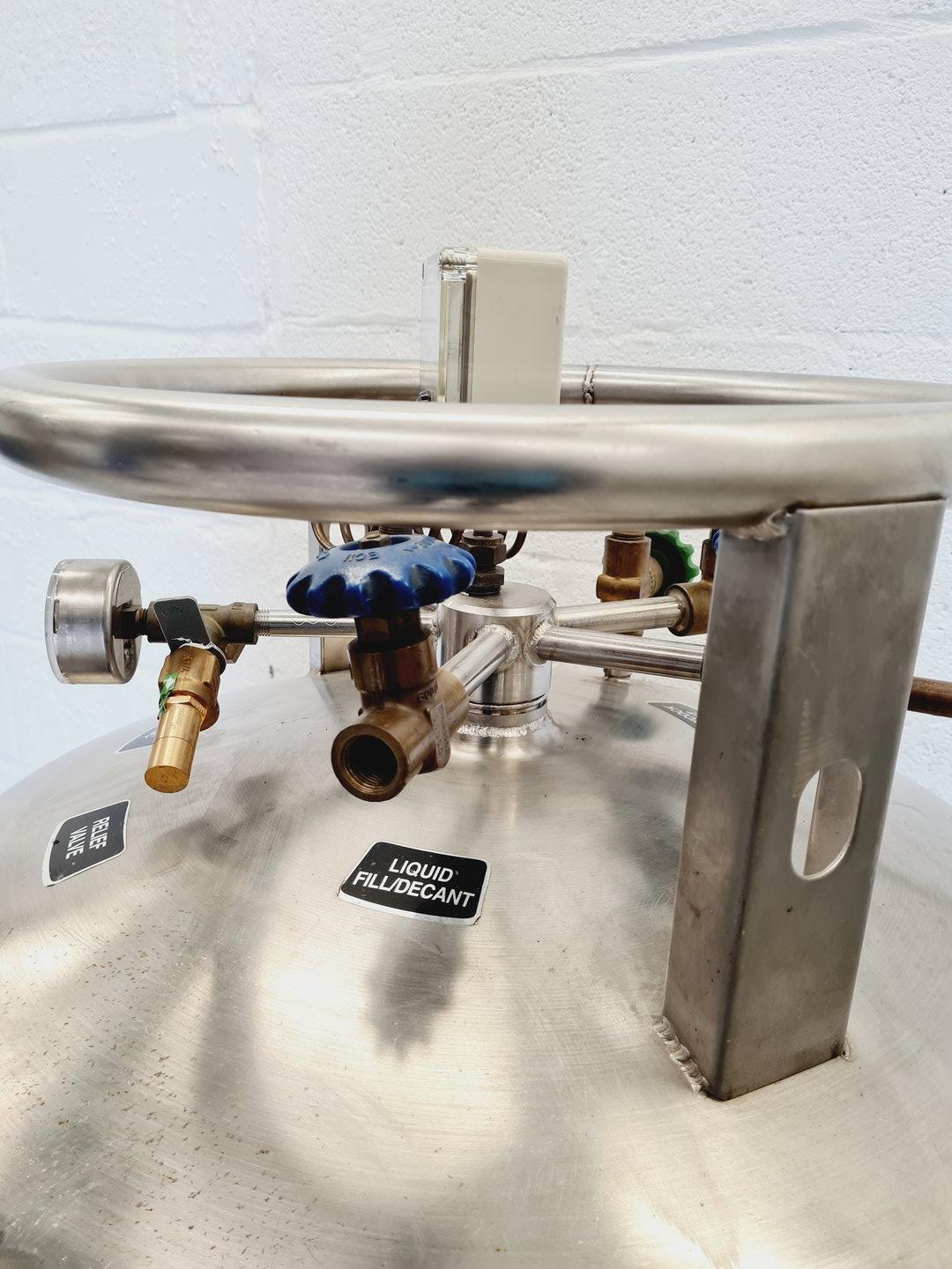 Image of Statebourne Cryostor 120 Liquid Nitrogen Pressure Storage Tank 120l Lab