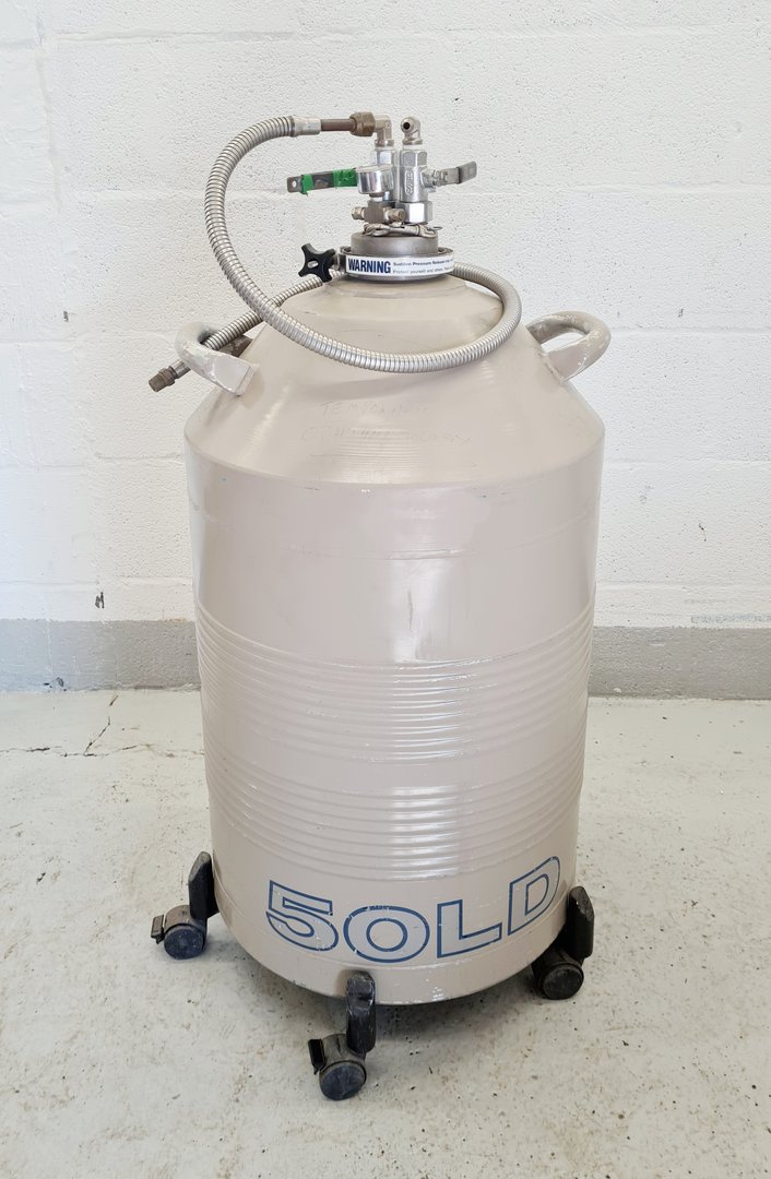 Image of Taylor Wharton 50LD Liquid Nitrogen Storage Dispensing Dewar Tank Spares/Repairs