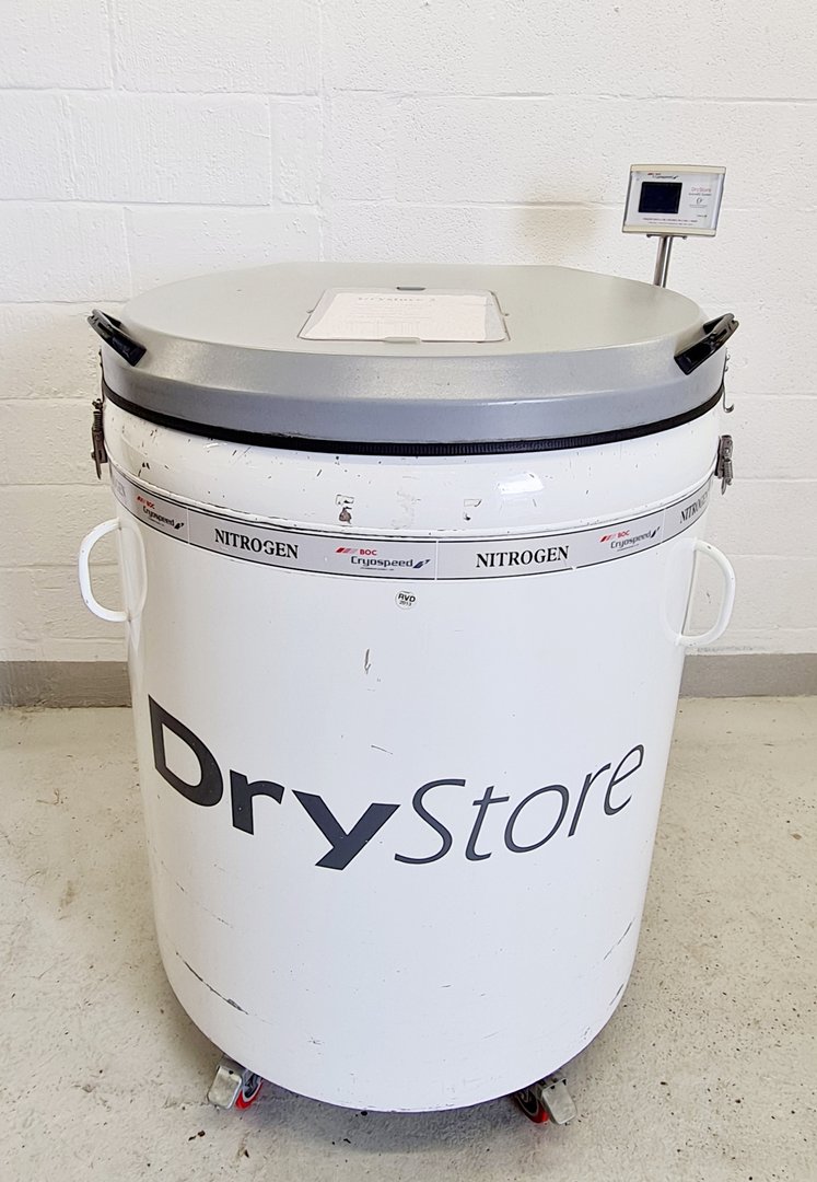 Image of BOC CRYOSPEED DryStore 23 Liquid Nitrogen Sample Storage Dewar Faulty