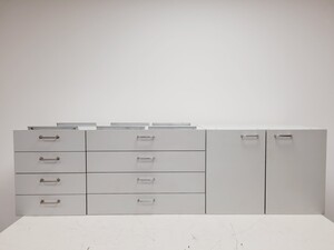 Thumbnail image of Set of Grey Lab Drawers & Cupboards/Cabinets 