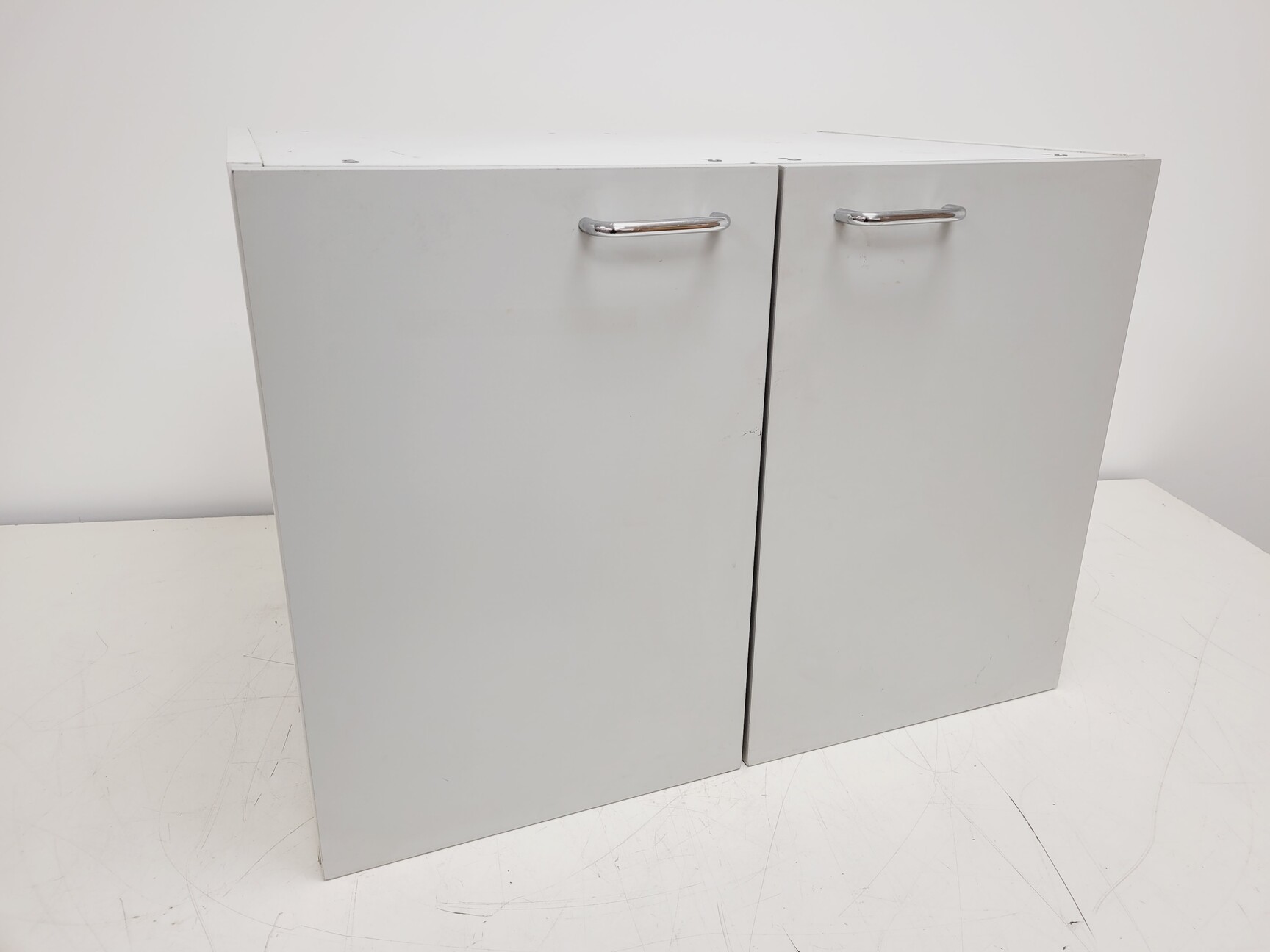 Image of Set of Grey Lab Drawers & Cupboards/Cabinets 