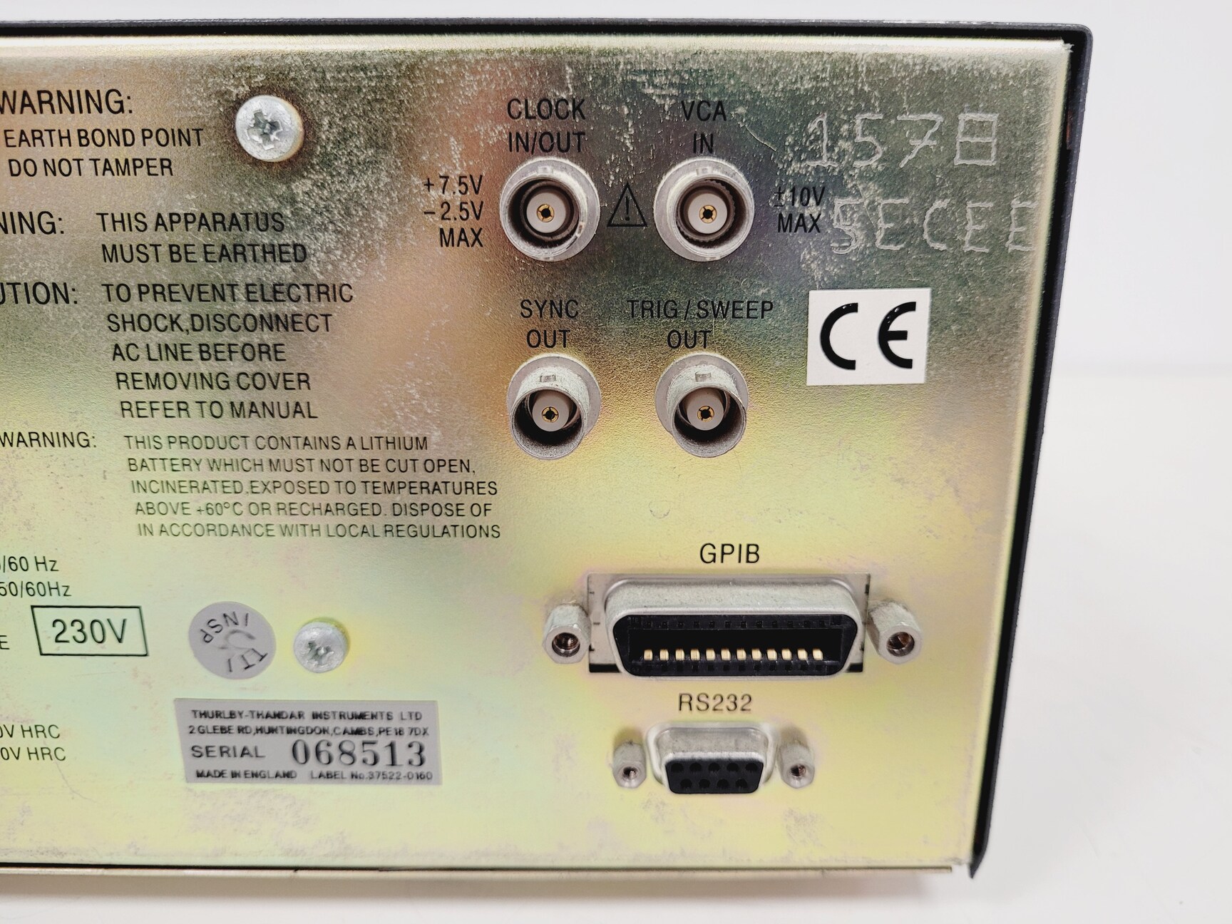 Image of Thurlby/Thandar TTi TG1010 Programmable 10MHz DDS Function Generator Lab
