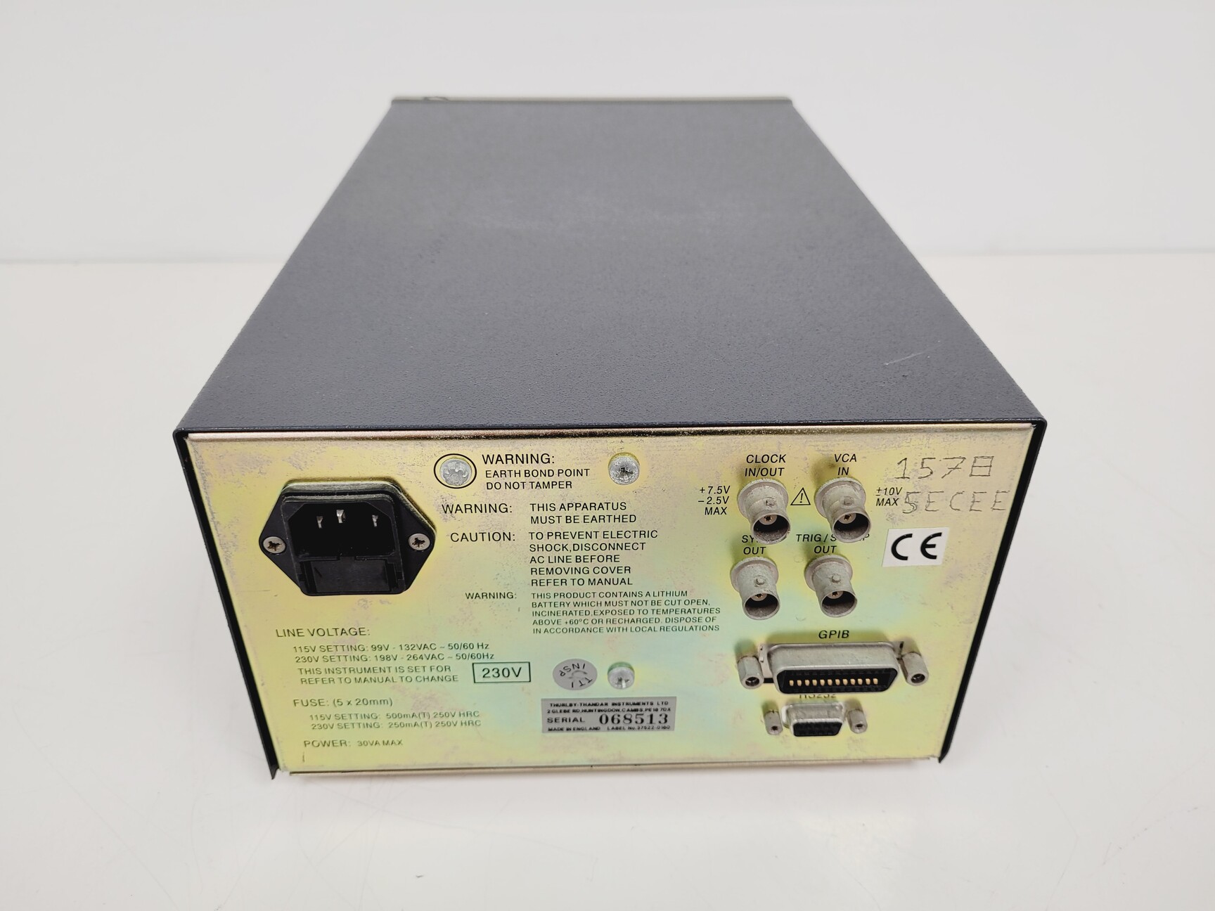 Image of Thurlby/Thandar TTi TG1010 Programmable 10MHz DDS Function Generator Lab