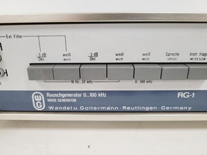 Thumbnail image of WG Wandel & Goltermann Noise Generator RG-1 Lab