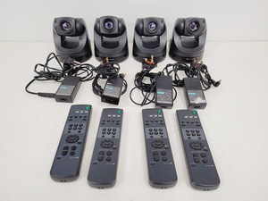 Thumbnail image of 4 x Sony Colour Video Conferencing Cameras Model - EVI-D70P