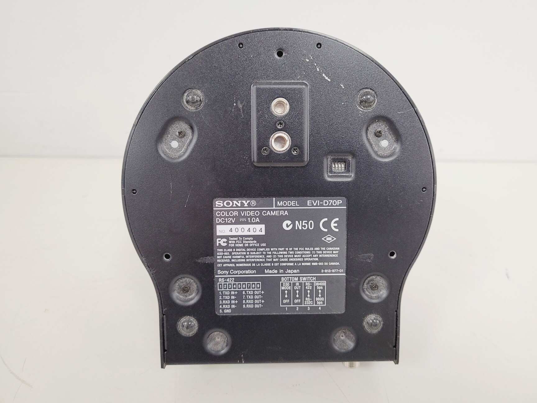Image of 4 x Sony Colour Video Conferencing Cameras Model - EVI-D70P
