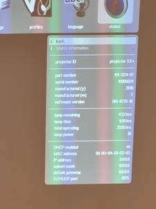 Thumbnail image of Projection Design evo22 SX+ Zoom GP2 Projector