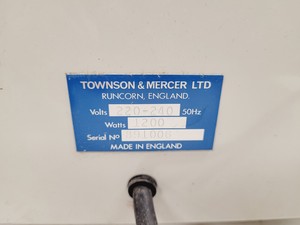 Thumbnail image of Townson and Mercer - Laboratory Vacuum Oven Furnace Lab