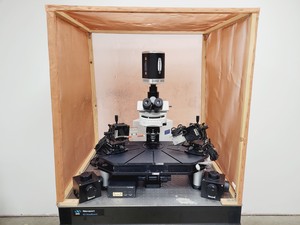 Thumbnail image of Olympus BX51WIF Fluorescence Microscope System w/ Newport Optics Table Lab