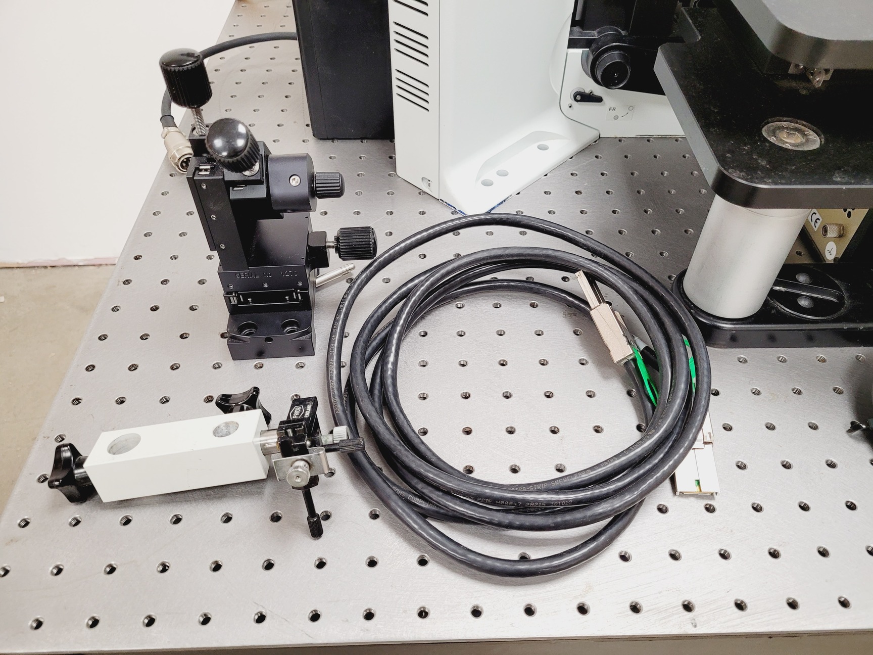 Image of Olympus BX51WIF Fluorescence Microscope System w/ Newport Optics Table Lab