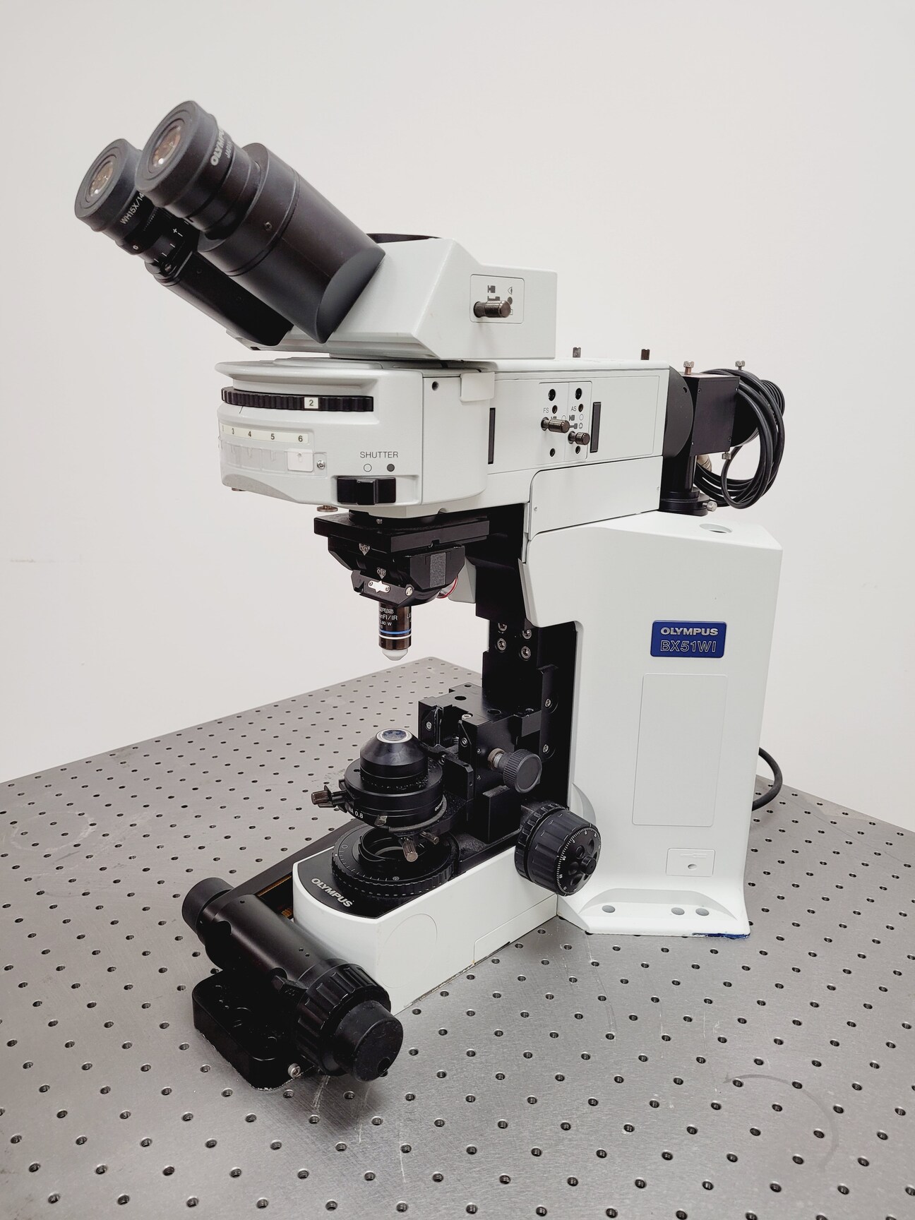 Image of Olympus BX51WIF Fluorescence Microscope System w/ Newport Optics Table Lab