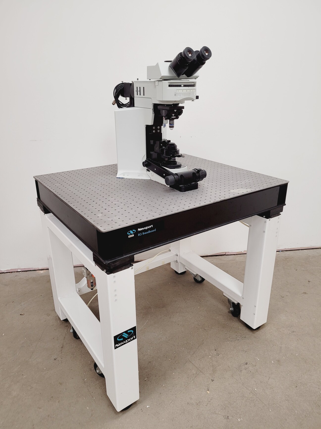 Image of Olympus BX51WIF Fluorescence Microscope System w/ Newport Optics Table Lab