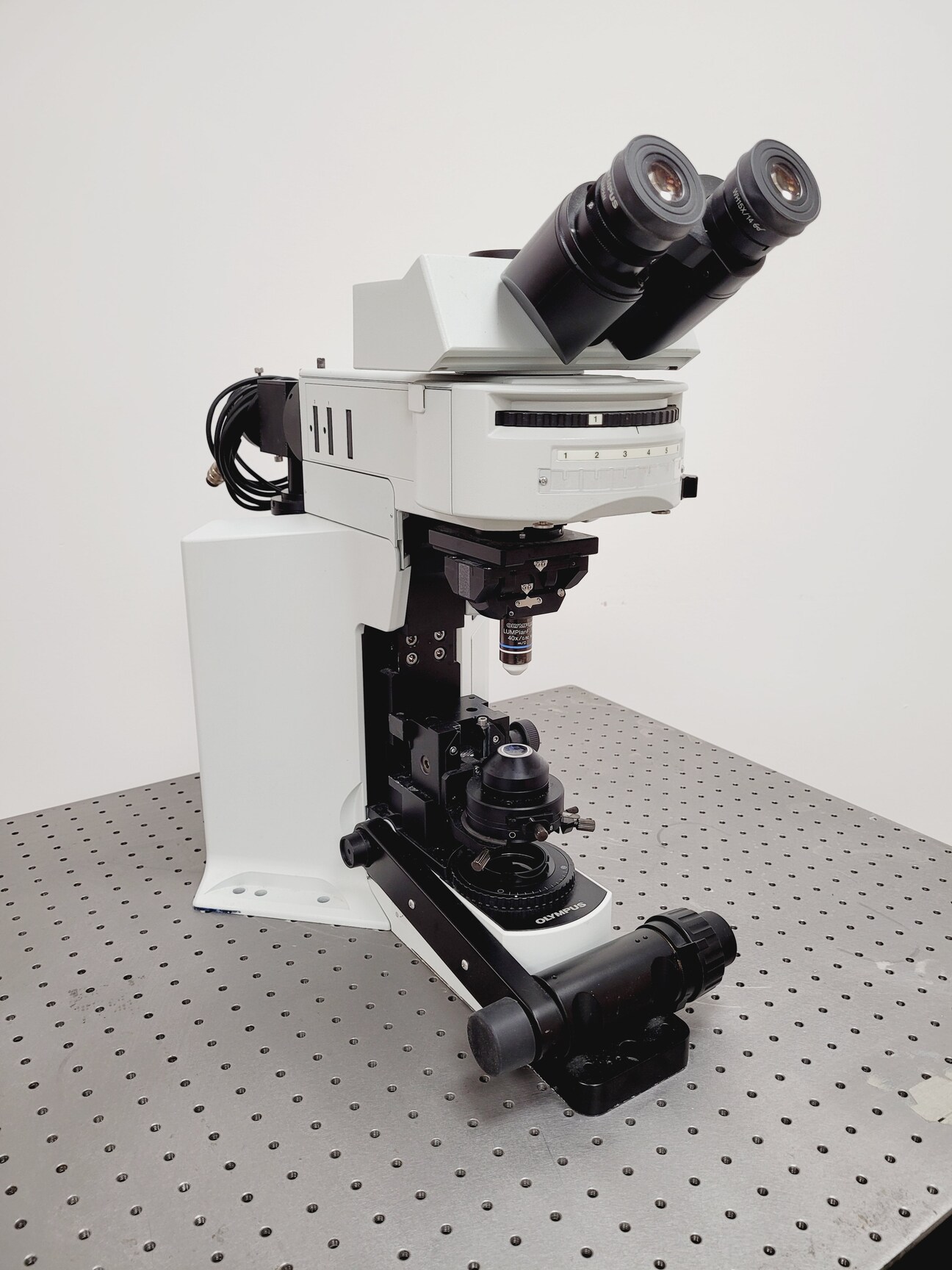 Image of Olympus BX51WIF Fluorescence Microscope System w/ Newport Optics Table Lab