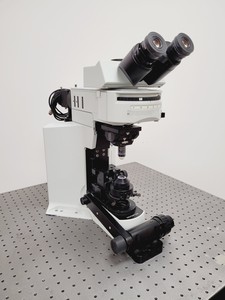 Thumbnail image of Olympus BX51WIF Fluorescence Microscope System w/ Newport Optics Table Lab