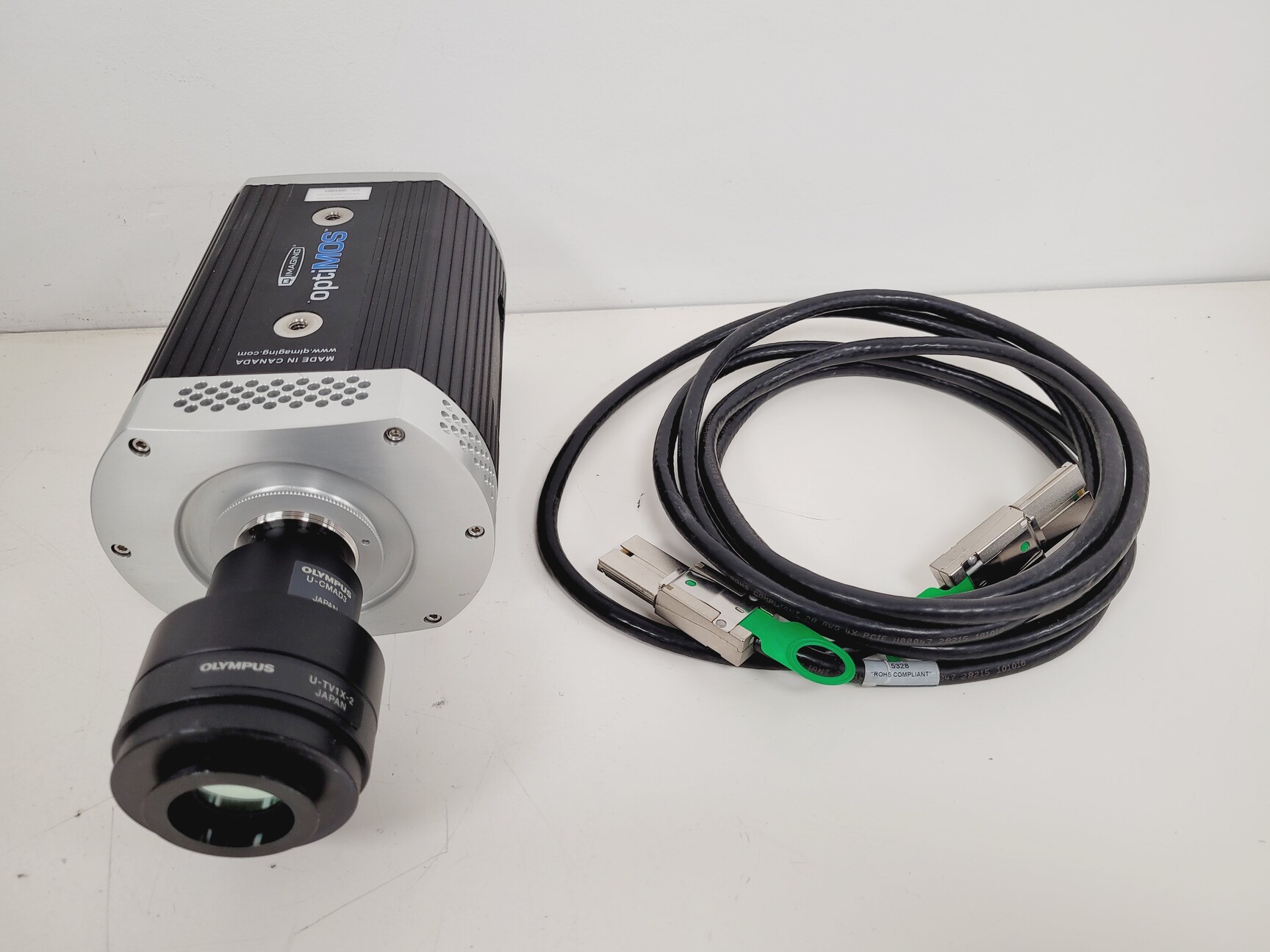 Image of Olympus BX51WIF Fluorescence Microscope System w/ Newport Optics Table Lab