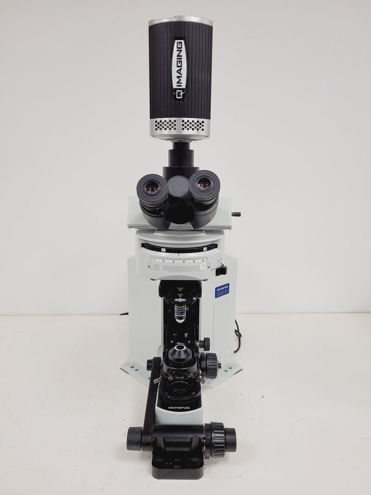 Image of Olympus BX51WIF Fluorescence Microscope System w/ Newport Optics Table Lab