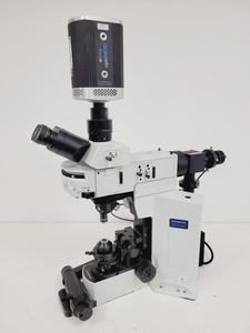 Thumbnail image of Olympus BX51WIF Fluorescence Microscope System w/ Newport Optics Table Lab