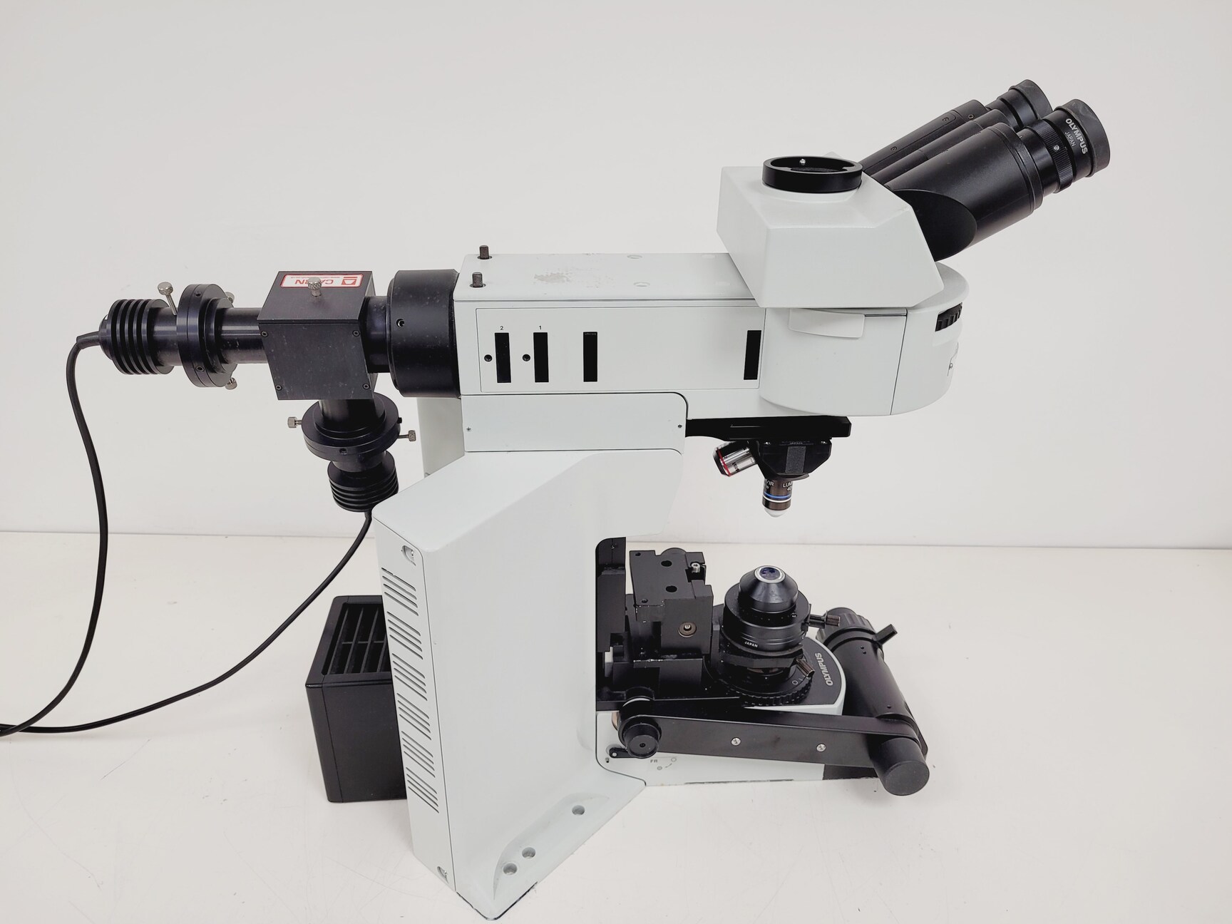 Image of Olympus BX51WIF Fluorescence Microscope System w/ Newport Optics Table Lab