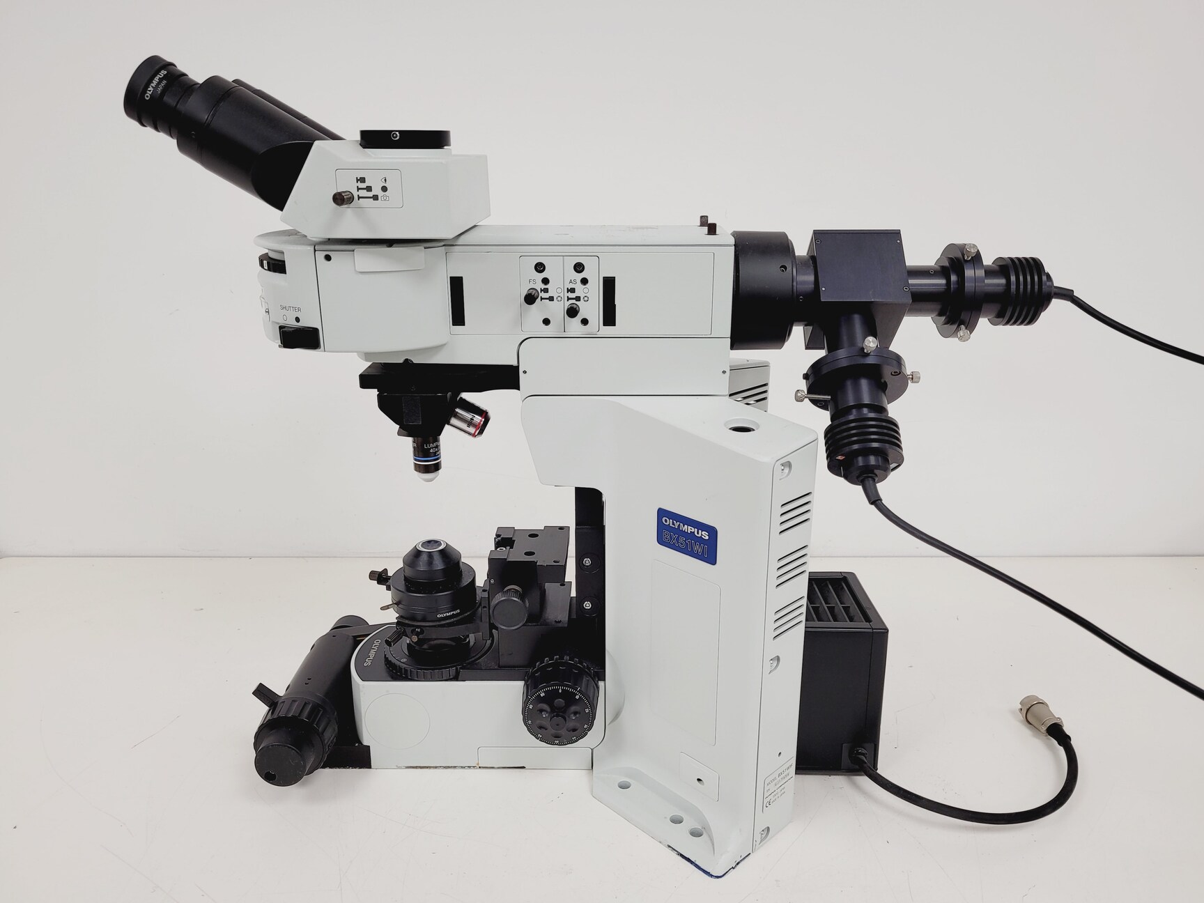 Image of Olympus BX51WIF Fluorescence Microscope System w/ Newport Optics Table Lab