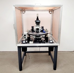 Thumbnail image of Olympus BX51WIF Fluorescence Microscope System with ThorLabs Optics Table Lab