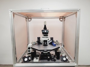 Thumbnail image of Olympus BX51WIF Fluorescence Microscope System with ThorLabs Optics Table Lab