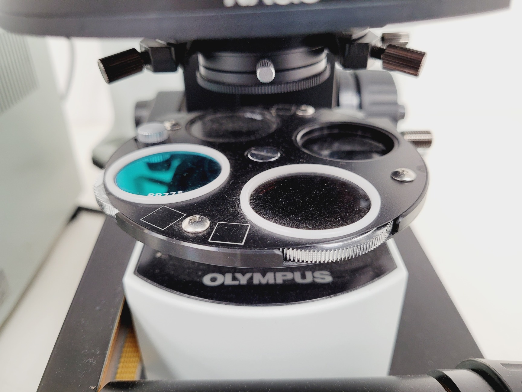 Image of Olympus BX51WIF Fluorescence Microscope System with ThorLabs Optics Table Lab