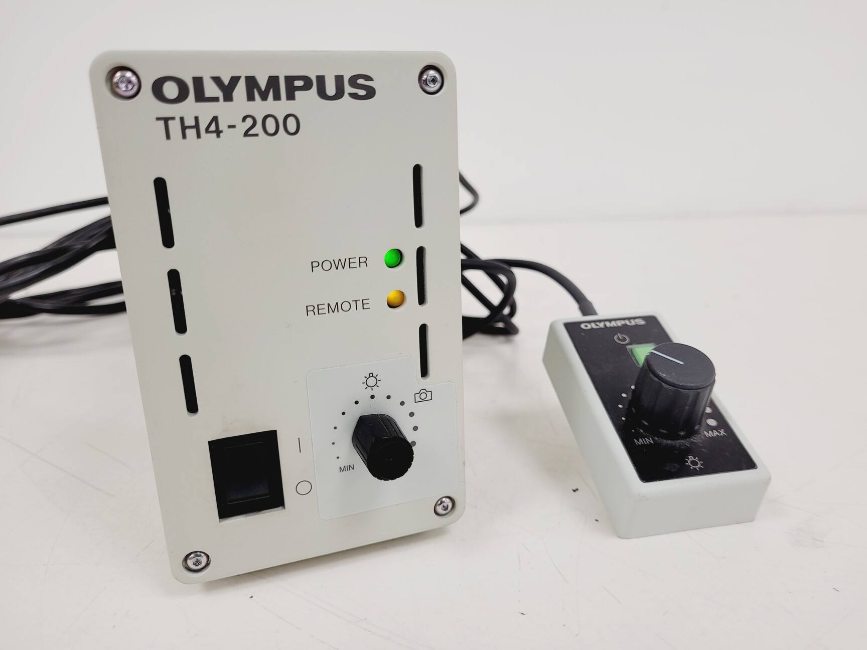 Image of Olympus BX51WIF Fluorescence Microscope System with ThorLabs Optics Table Lab