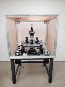Thumbnail image of Olympus BX51WIF Fluorescence Microscope System with ThorLabs Optics Table Lab