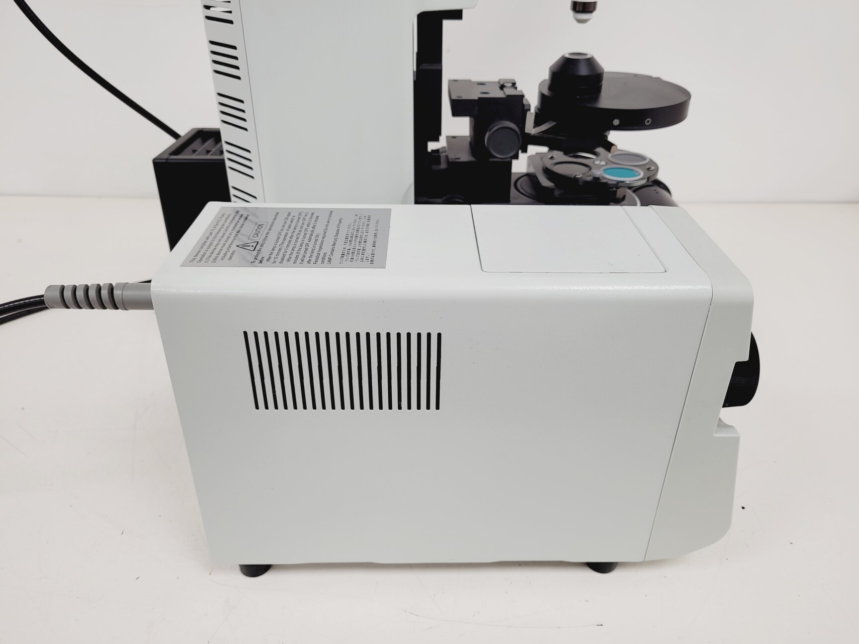 Image of Olympus BX51WIF Fluorescence Microscope System with ThorLabs Optics Table Lab