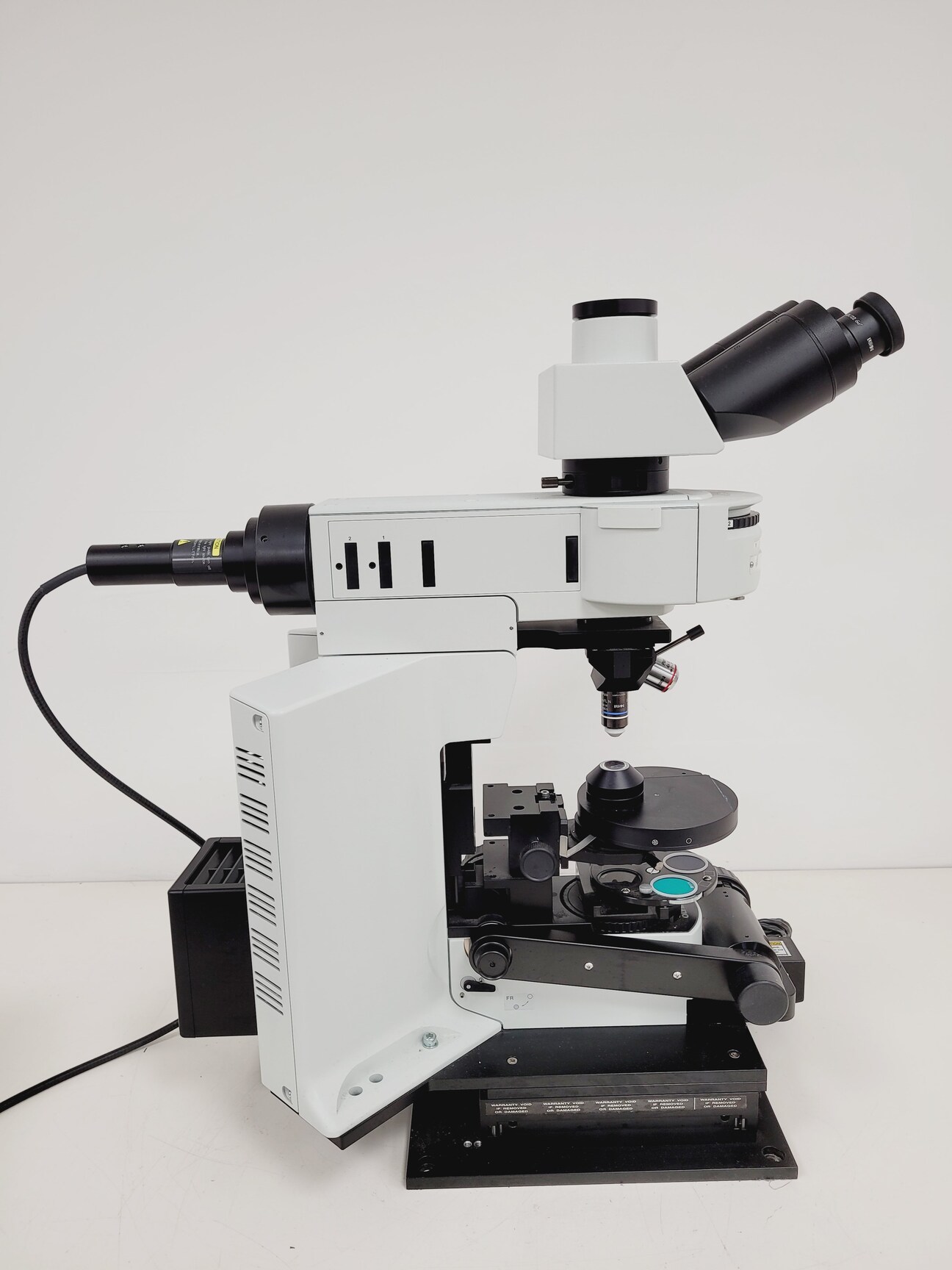 Image of Olympus BX51WIF Fluorescence Microscope System with ThorLabs Optics Table Lab