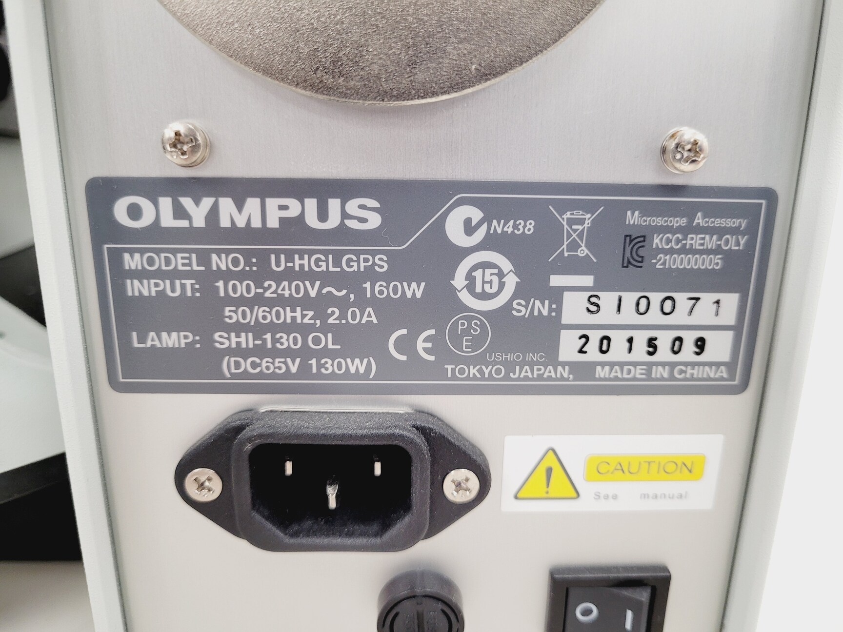 Image of Olympus BX51WIF Fluorescence Microscope System with ThorLabs Optics Table Lab