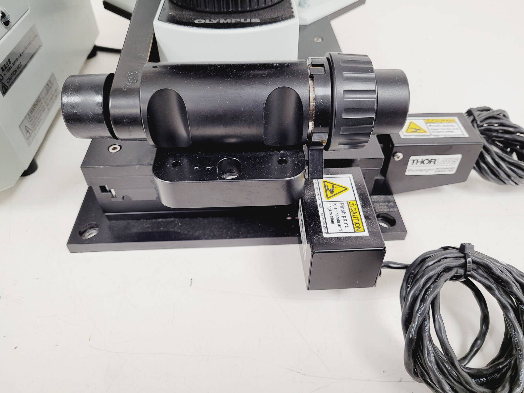 Image of Olympus BX51WIF Fluorescence Microscope System with ThorLabs Optics Table Lab