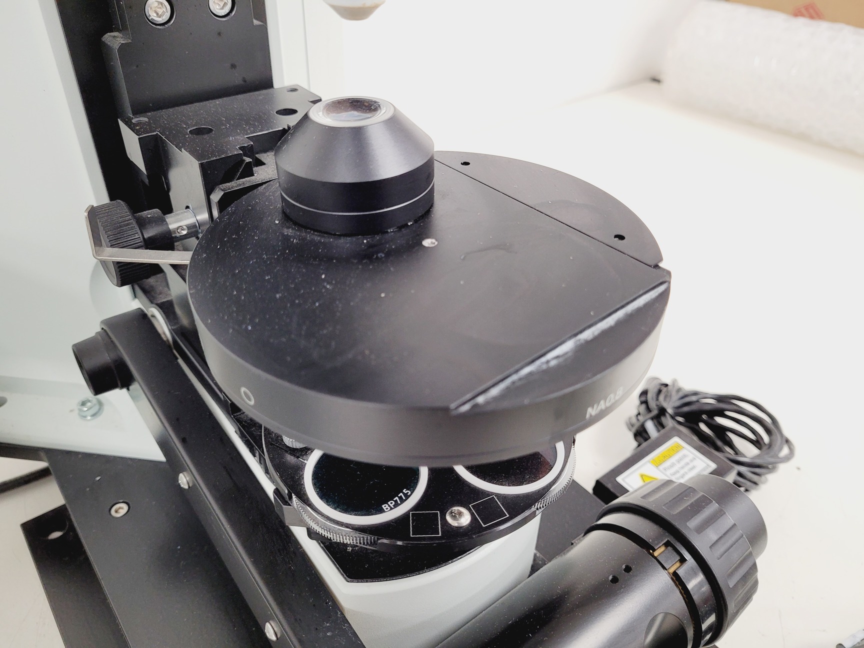 Image of Olympus BX51WIF Fluorescence Microscope System with ThorLabs Optics Table Lab
