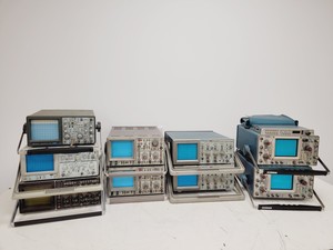 Thumbnail image of Job Lot 9 x Oscilloscopes Hameg Tektronix Hitachi Tenma Philips