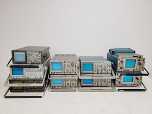 Thumbnail image of Job Lot 9 x Oscilloscopes Hameg Tektronix Hitachi Tenma Philips