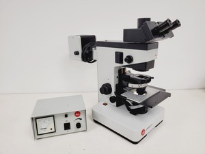 Thumbnail image of Leitz Labovert FS Inverted Microscope with Light Source and 3 x Objectives Lab